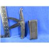 Image 2 : NEW - 3 Blade Utility Knife with Sheath