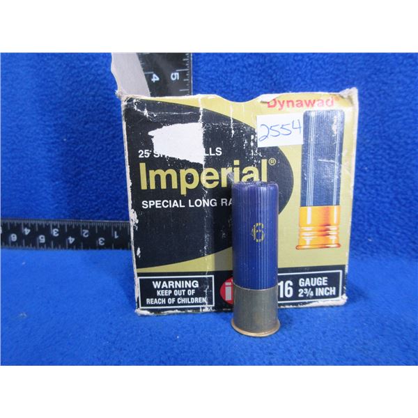 16 Ga. 2 3/4" 6 Shot Imperial (Pick Up or Ship by UPS Only)