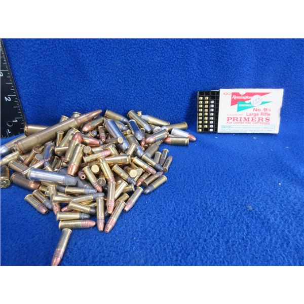 165 Misc. Cartridges & 25 Primers (Pick Up or Ship by UPS Only)