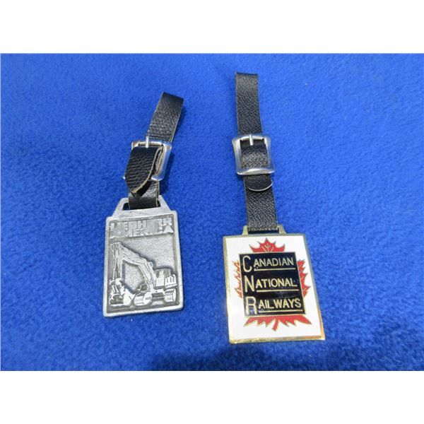 Canadian National Railways & Liebheer America Watch Fobs