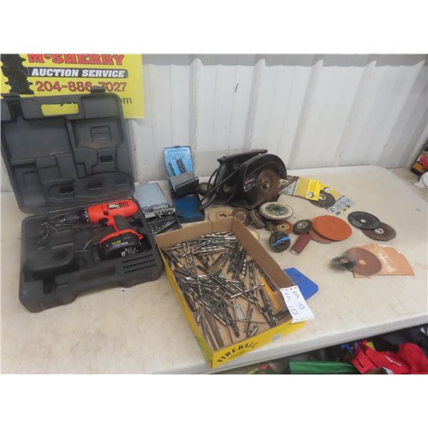 Craftsman Power Circular Saw ,14.4 Cordless Drill