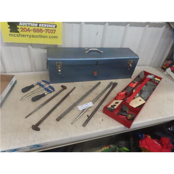 Big Metal Tool Box 32"x9"x8 1/2"