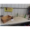 Image 1 : Old Pop Bottles + Fruit Crate 