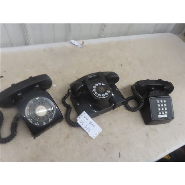 3x Phones- 2 Rotary 