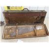 Image 3 : Carpenter Tool Box-100 Year Old with Tools 