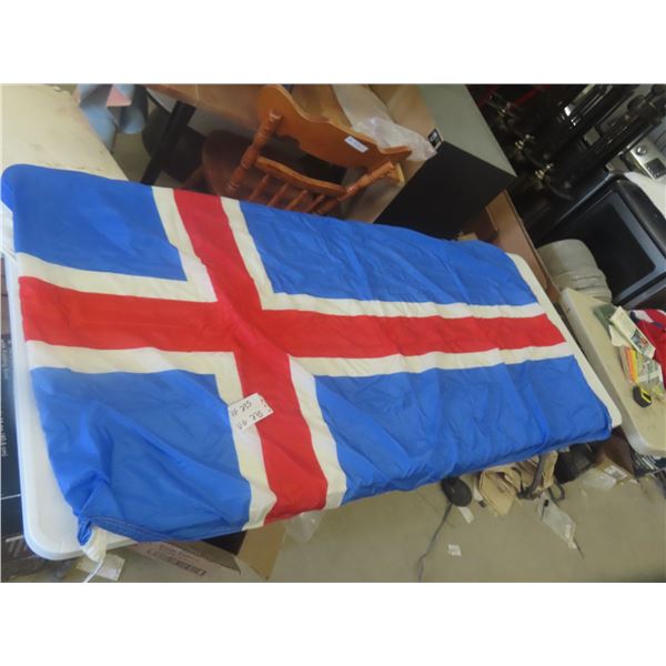 Icelandic Flag 66"x32"