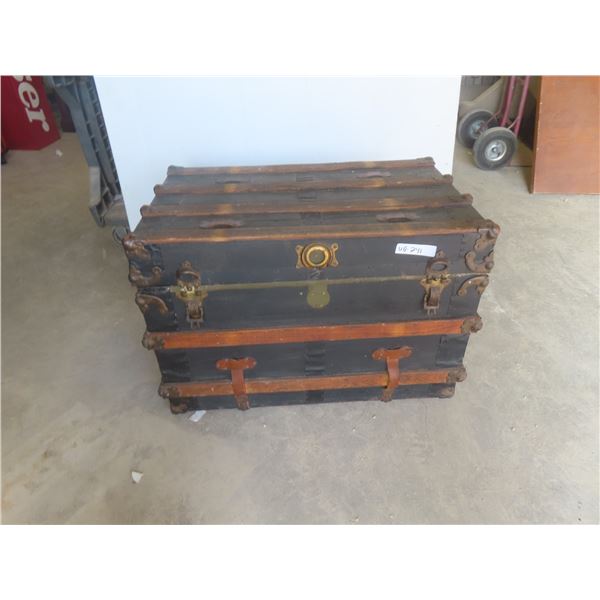 Trunk Antique with Insert Tray 22"x32"x19 1/2"