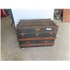Image 1 : Trunk Antique with Insert Tray 22"x32"x19 1/2"