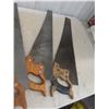 Image 7 : 2 Wood Clamps 48" + 5 Carpentry Saws 