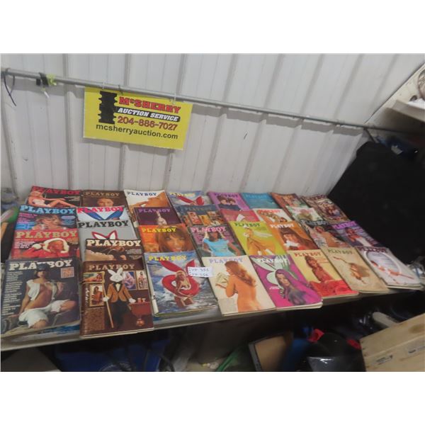31 x 1970s Playboy Magazine