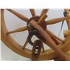 Image 3 : Spinning Wheel with 4 Bobbins in Willow Basket