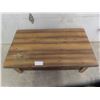Image 1 : Very Heavy Solid Wooden Bench with Shelf 48 1/2x28x17