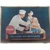 Image 2 : 2 Vintage Coke TV Diner Trays and a Piece of a Coke Sign