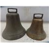 Image 2 : 6 Vintage Brass Bells
