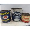 Image 2 : Vintage Coffee, Honey, Lard Etc. Tins