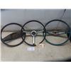 Image 1 : 2 Vintage Steering Wheels and 1968 Pontiac Beaumont Wheel