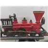 Image 2 : Cast Wall Mounted Dinner Bell with Painted Train