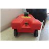 Image 6 : 3 1 Gallon Gas Containers and a 14 Gallon Container with Wheels