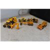 Image 2 : 24 Caterpillar Die Cast, Metal and Plastic Excavators, Cement Truck, Crane