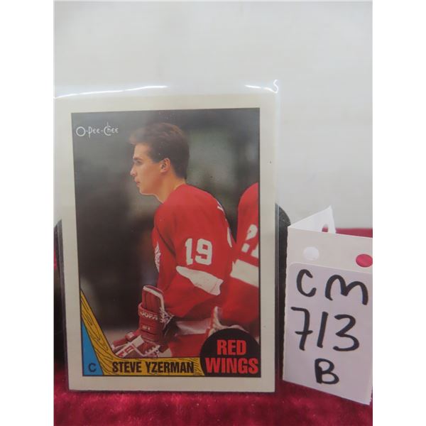 Steve Yzerman Detroit Red Wings Card