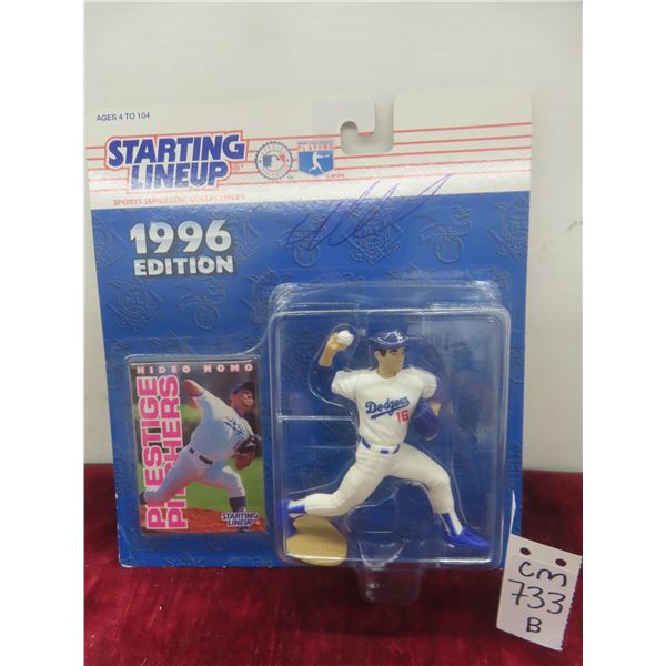 Signed Hideo Nomo LA Dodgers Starting Line up