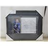 Image 1 : Signed Framed Len "Red" Kelly Toronto Maple Leaf's Print