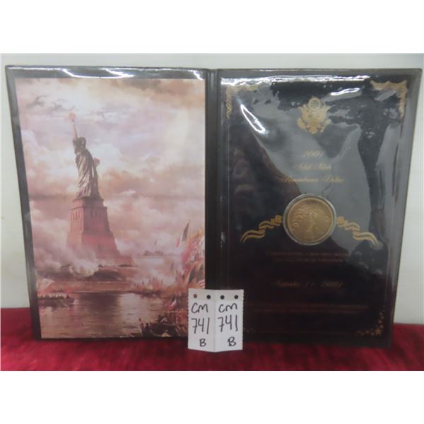 United States Fine Art Gallery Sept 11 Solid Silver Dollar