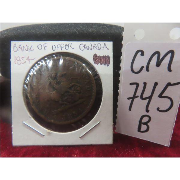 1954 Bank of Upper Canada one Penny