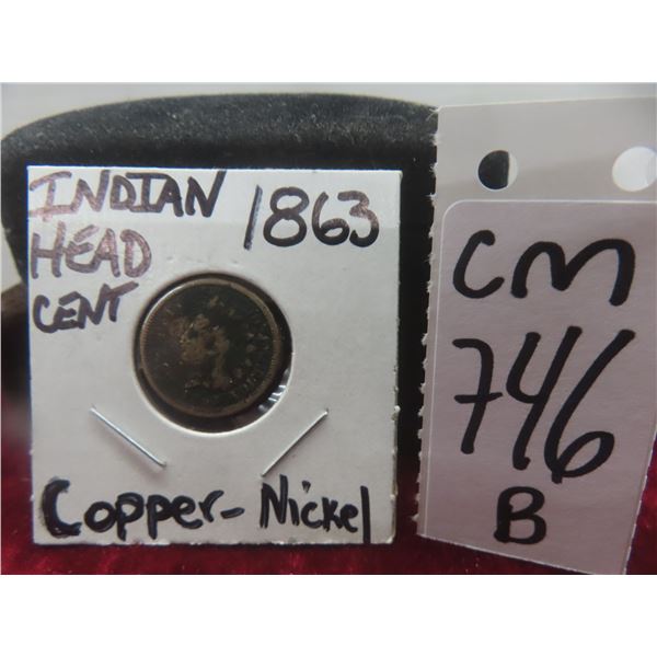 1863 Indian Head Cent