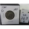 Image 1 : 1 1951 5 Cent Coin