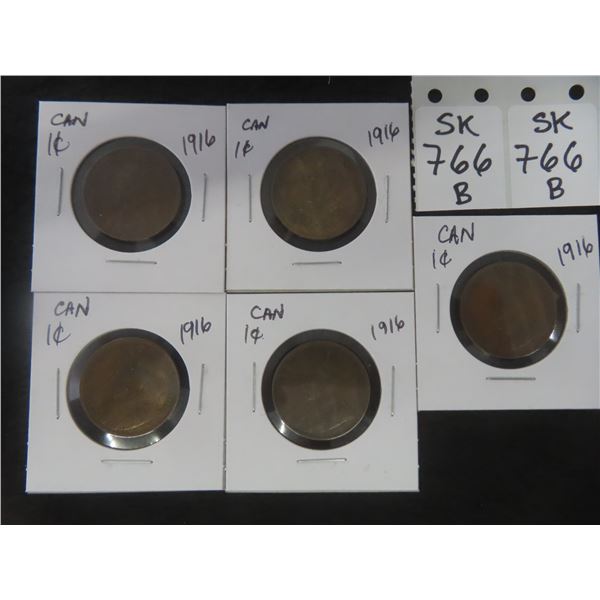 5 1916 Canada Large Penny