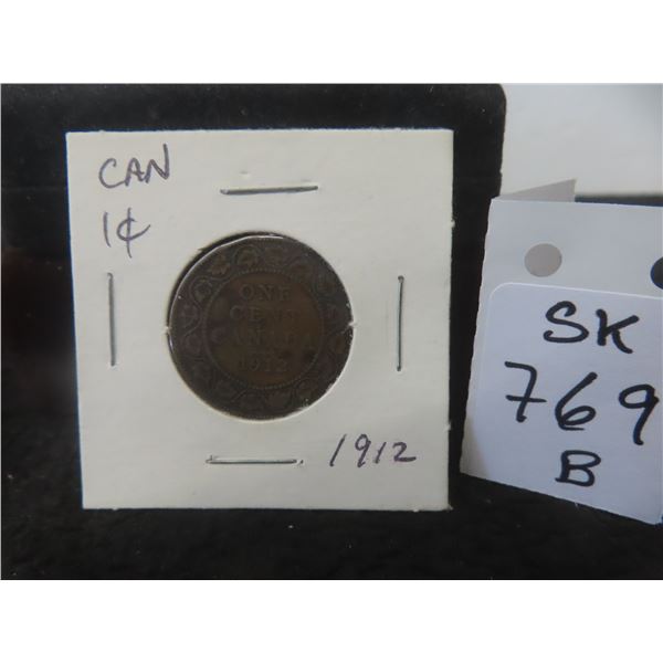 1 Canada 1912 Large Penny 