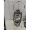 Image 2 : Barn Lantern   Wall Mount Coal Oil Lamp with Reflector