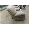 Image 2 : Micro Suede Power Reclining Couch 76"