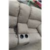 Image 4 : Micro Suede Power Reclining Couch 76"