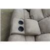 Image 8 : Micro Suede Power Reclining Couch 76"