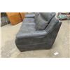 Image 2 : Leather / Leather Style Couch 78" Wide 