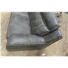 Image 3 : Leather / Leather Style Couch 78" Wide 
