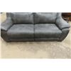 Image 7 : Leather / Leather Style Couch 78" Wide 