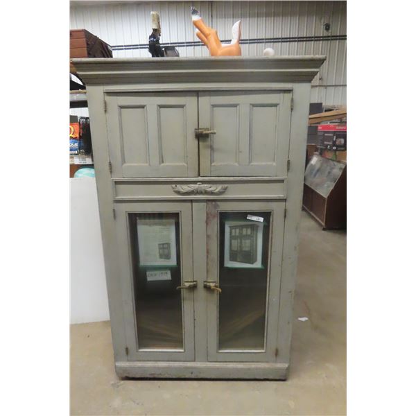 1919 Circ Eureck Ice Refrigerator  with Glass Door Display, 75"x48"x24