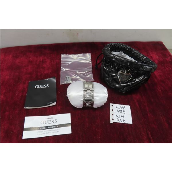 Guess Ladies Watch with Original Pouch