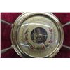 Image 3 : Vintage Brass ''Ship's Wheel'' Barometer 8'' Across