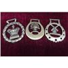 Image 2 : 7 Decorative Brass Horse Harness Medallions 3x3 1/4