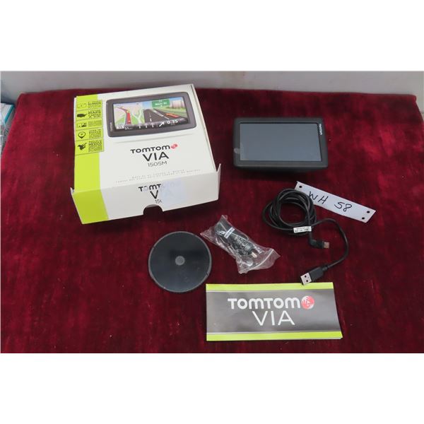 TomTom Via 1505M GPS Navigator with Car Charger