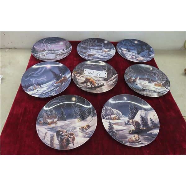 Complete 8 Plate Collection of ''A Hidden World'' By D L Rust