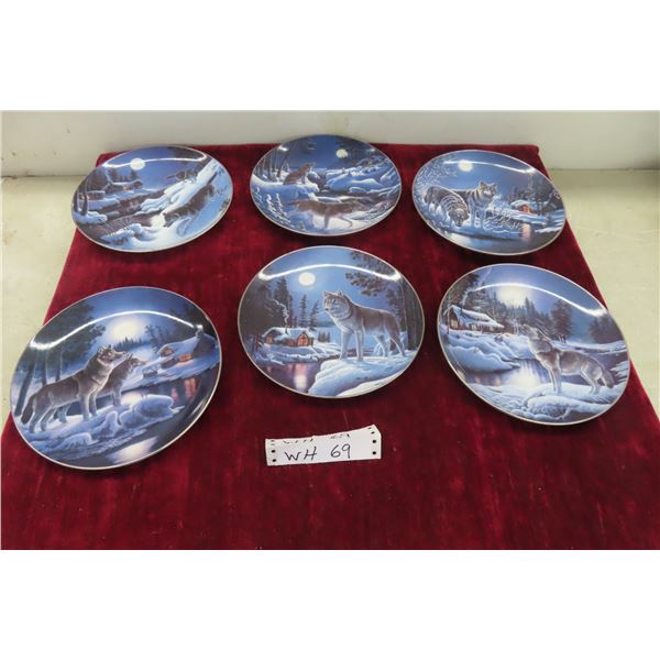Complete 6 Plate Issue of ''Nightwatch: The Wolf" Collection