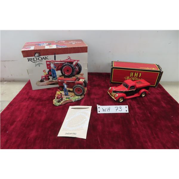 New Holland 100th Anniversary 1940 Ford Truck and ERT Tractor Display