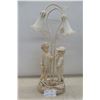 Image 1 : Vintage 30'' Boy and Girl Figurine Lamp