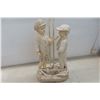 Image 2 : Vintage 30'' Boy and Girl Figurine Lamp