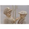 Image 6 : Vintage 30'' Boy and Girl Figurine Lamp